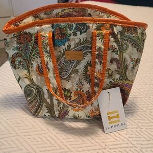 Etro Multicolor Paisley Tote Bag